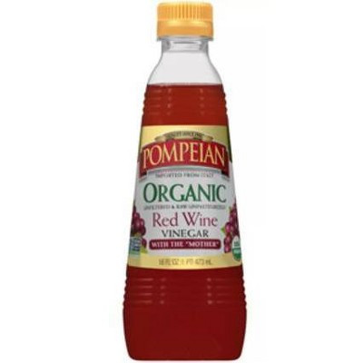 Pompeian Organic Red Wine Vinegar - 16 fl oz | Target