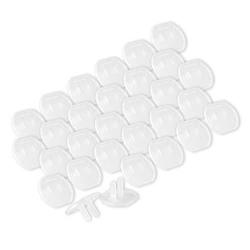 GE Plastic Outlet Covers, 30 Pack, Shock Prevention, Child Safe, Easy Install, UL Listed, Clear, 511 | Amazon (US)