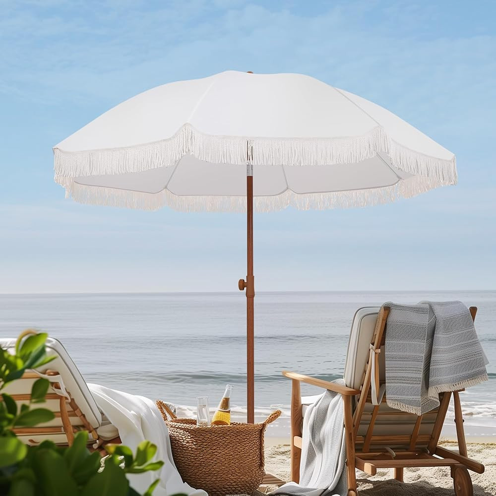 Outdoor Umbrella - Sun Protection, Rain Resistant, Windproof with Manual Open-Close Feature - Ide... | Amazon (US)