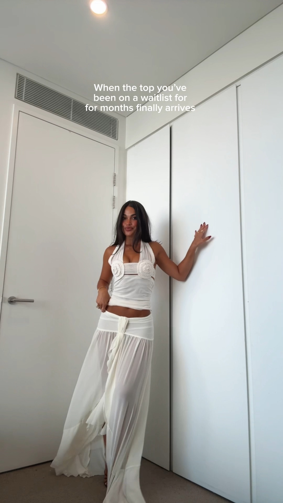 I’m wearing size 8 in the top 🤍