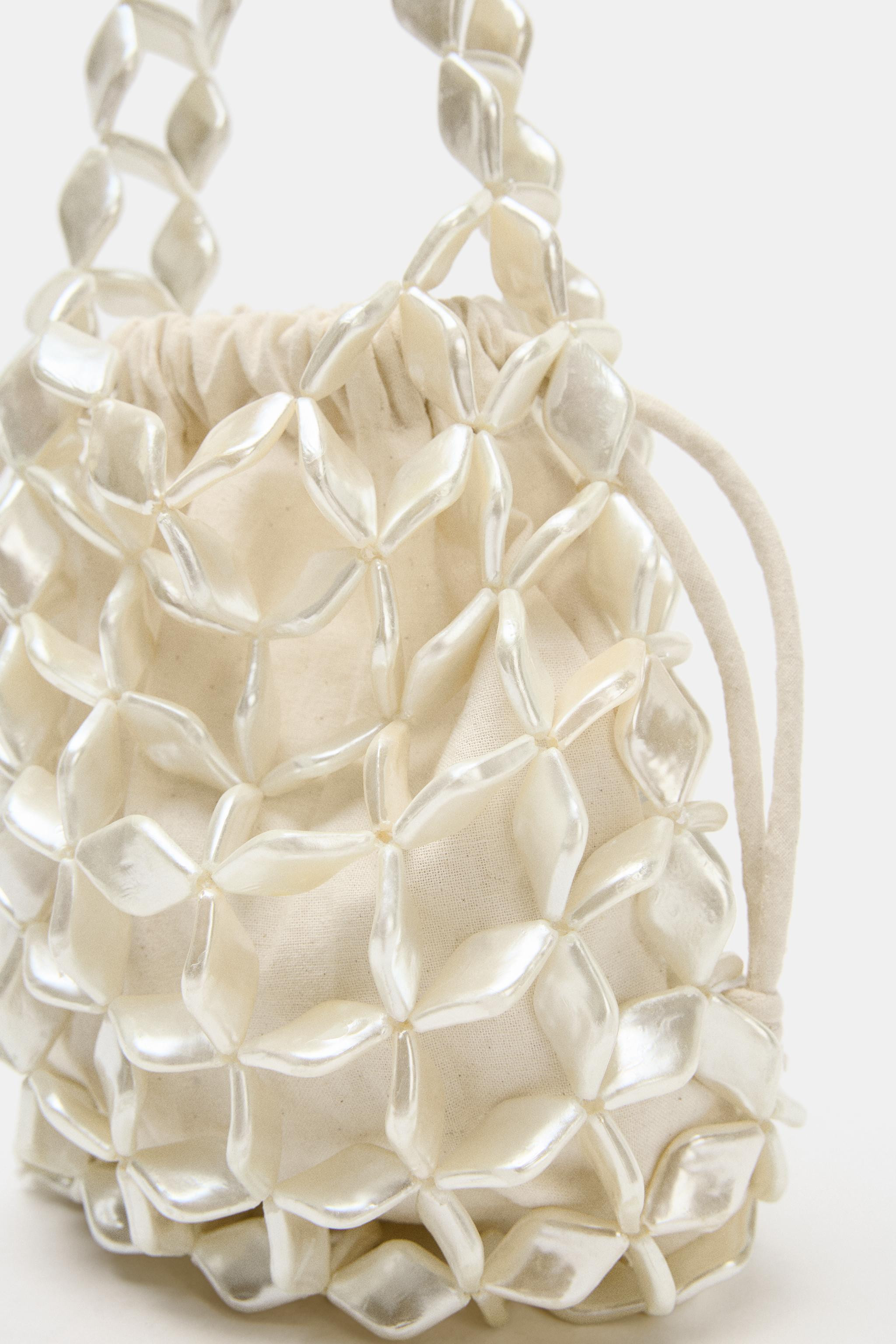 FAUX MOTHER OF PEARL BUCKET BAG | Zara US