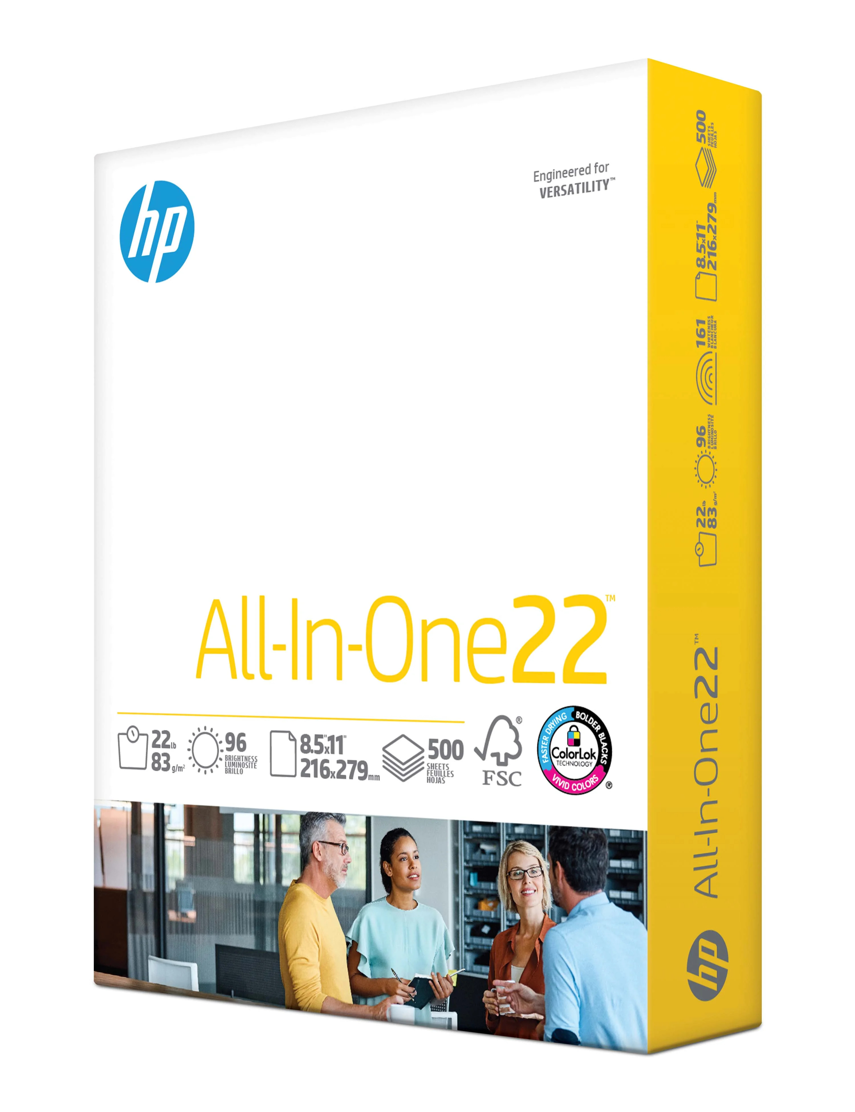 HP All-in-One22, 22lb, 8.5 x 11, White, 500 Sheets | Walmart (US)