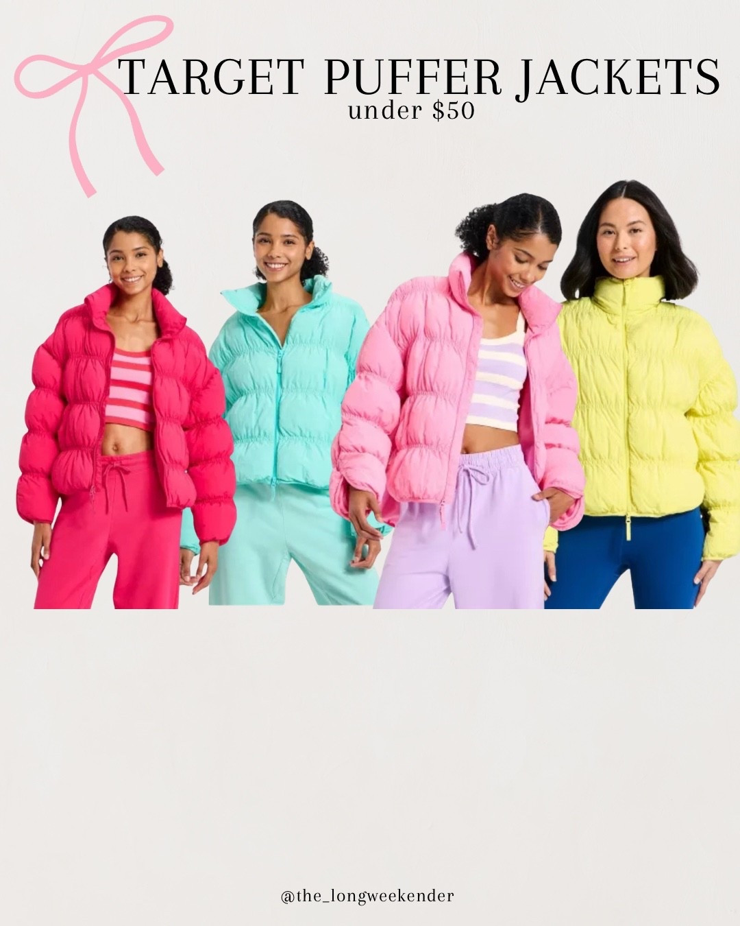 The brightest puffer jackets for winter - $45! They’re so fun! 

#LTKFindsUnder50 #LTKHoliday #LTKTravel