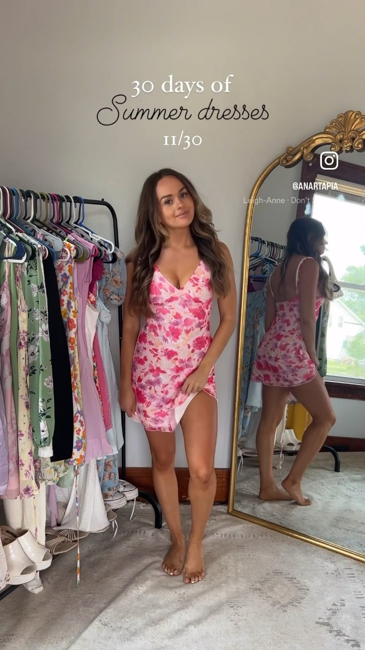 Pink Floral dress from Princess Polly 
Size - 4