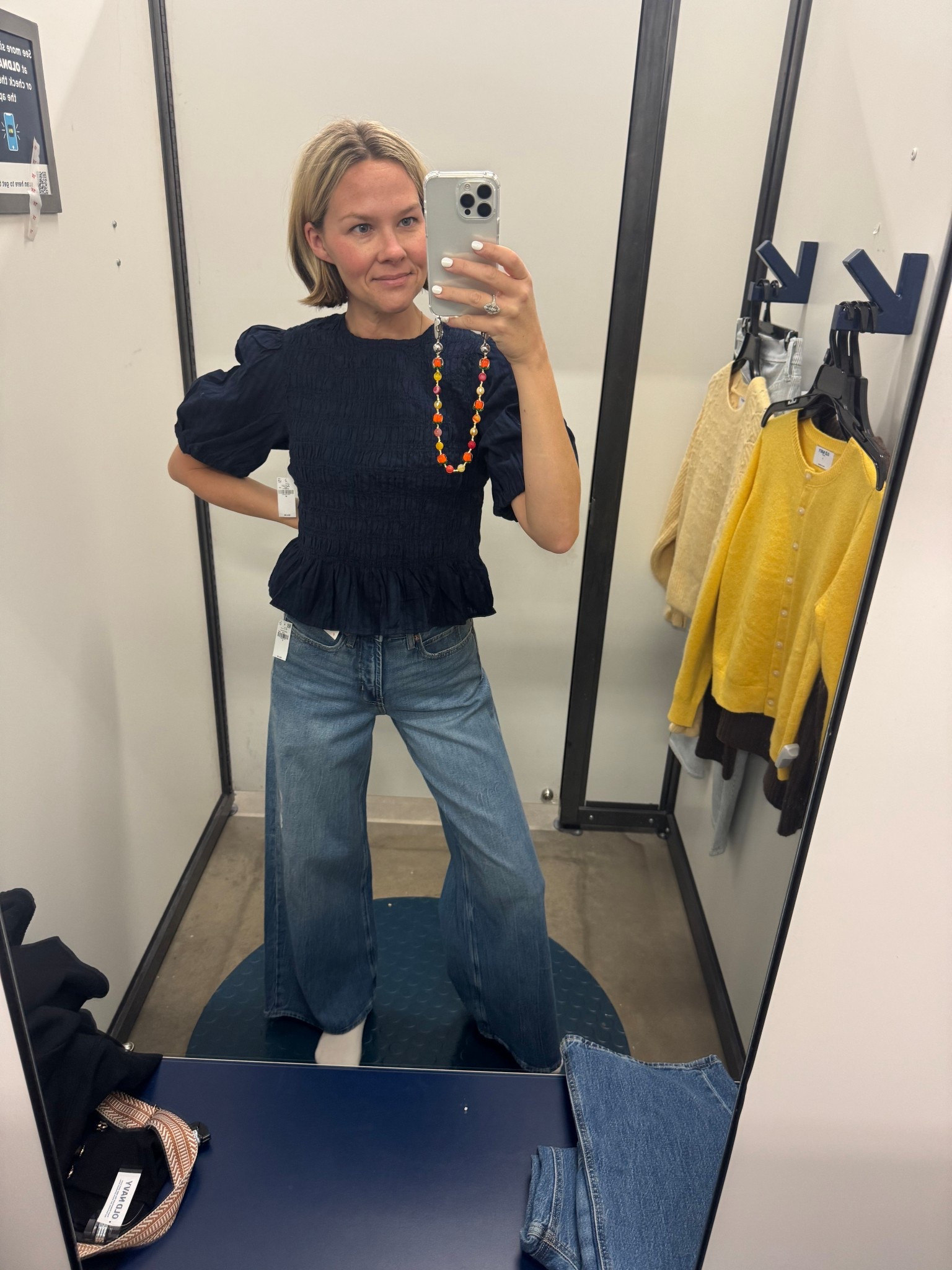 The absolute best jeans at Old Navy right now. You must try them! I sized down. 

#LTKOver40
