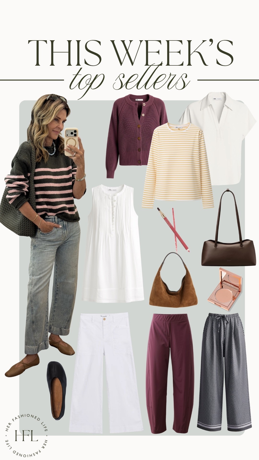 This week’s topsellers from @Quince @Ruti @Quince @Frank & Eileen @Spanx