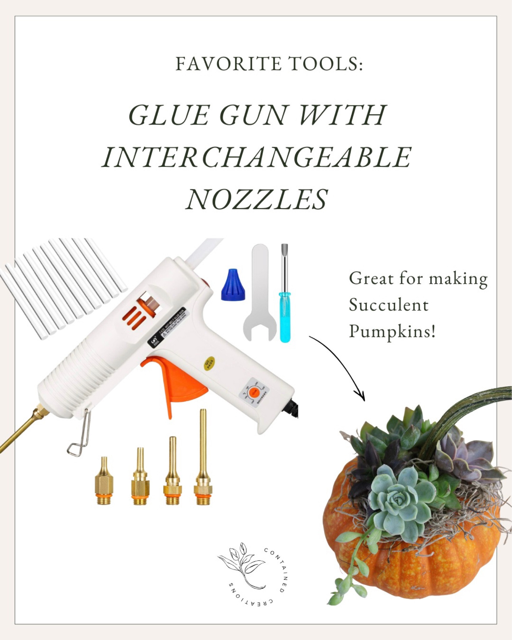 Long nozzles are perfect for pinpointing glue on the tips of succulents!

#LTKSeasonal #LTKhome