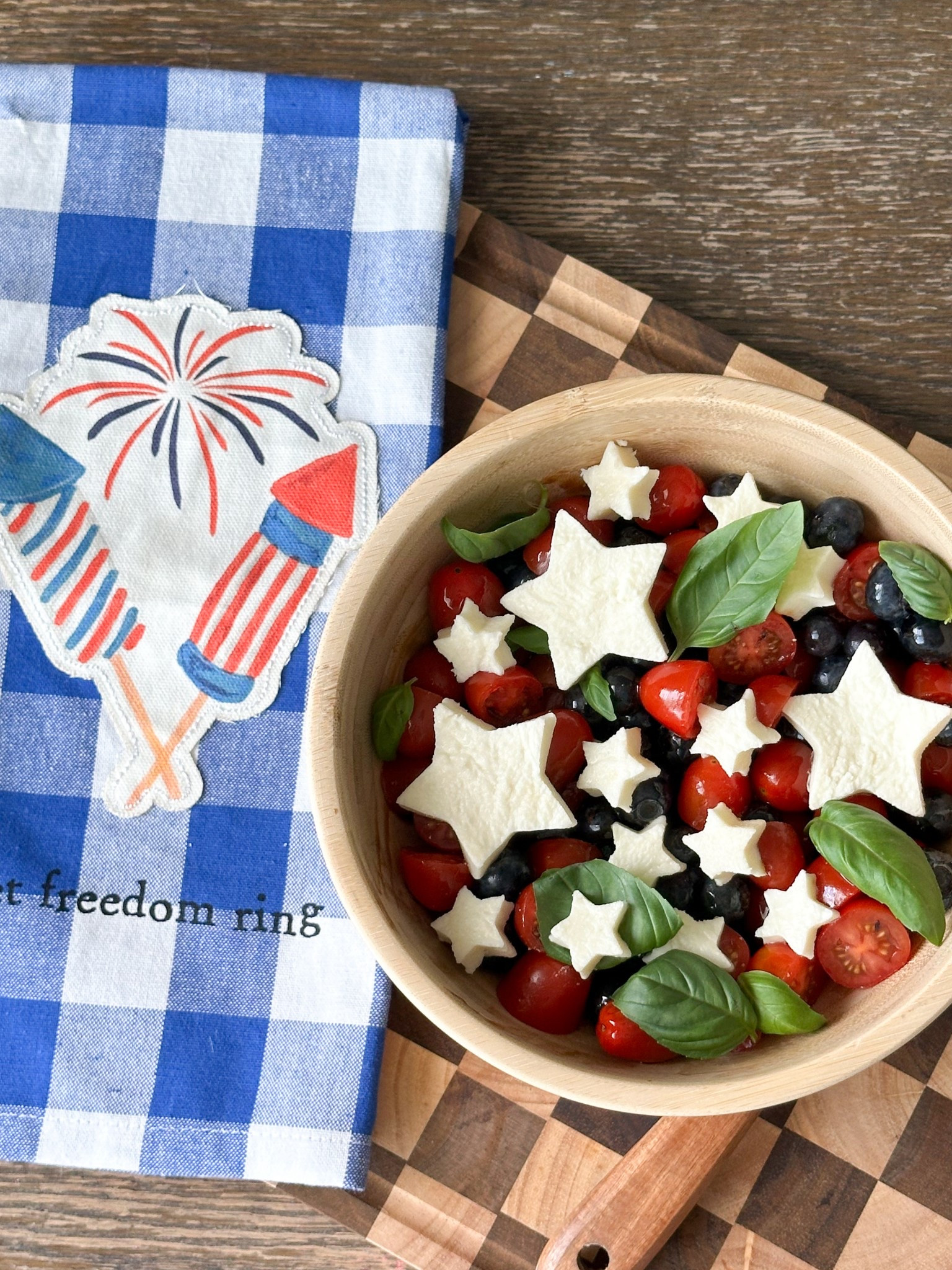 The prettiest salad for Summer!!! 🇺🇸
Linking everything you need! And… this cute dish towel! 

#LTKHome #LTKSummerEdit