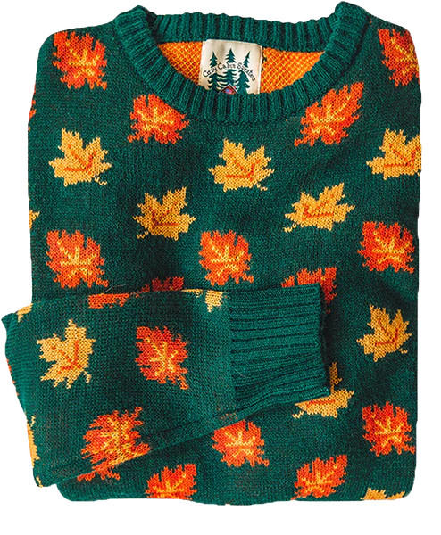 The Big Cozy Fall Leaf Sweater | Kiel James Patrick