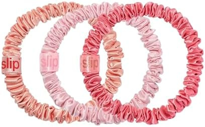 SLIP Amazon Exclusive Skinny Scrunchies: Anti-Crease, Anti-Breakage Slipsilk™ Design Protects D... | Amazon (US)