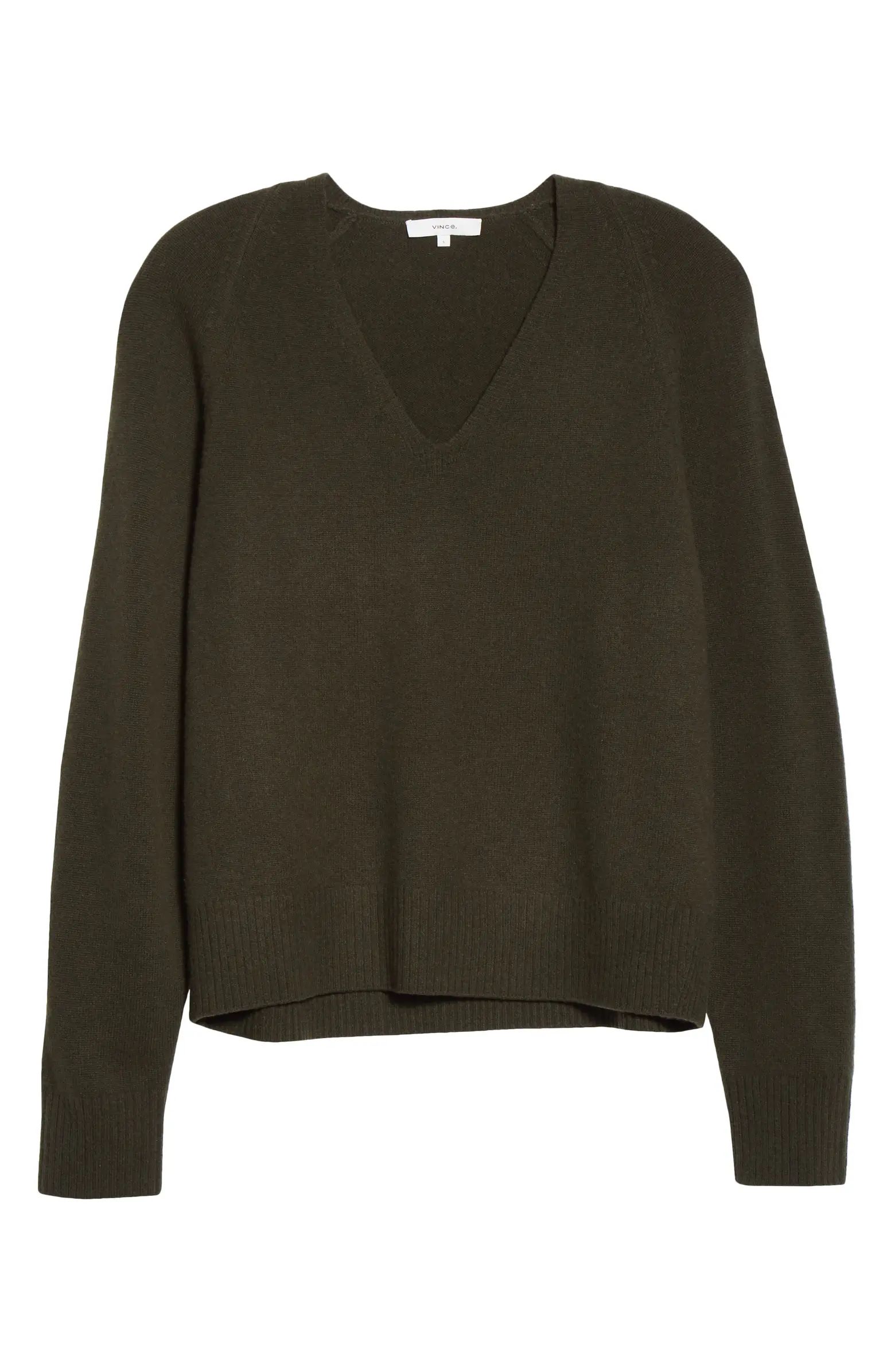 V-Neck Wool & Cashmere Sweater | Nordstrom