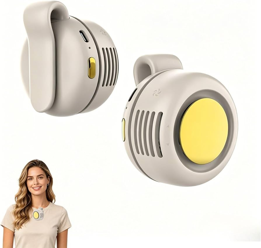 \ufeffPortable Clip-On Fan, Silent Clip On Bladeless Fan, Personal Fan for Shirt & Waist, Adjusta... | Amazon (US)