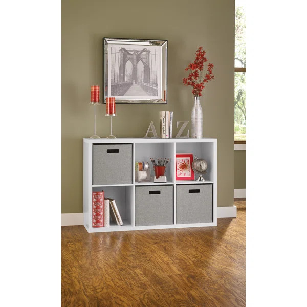 Decorative Storage 30'' H x 43.98'' W Cube Bookcase | Wayfair Professional