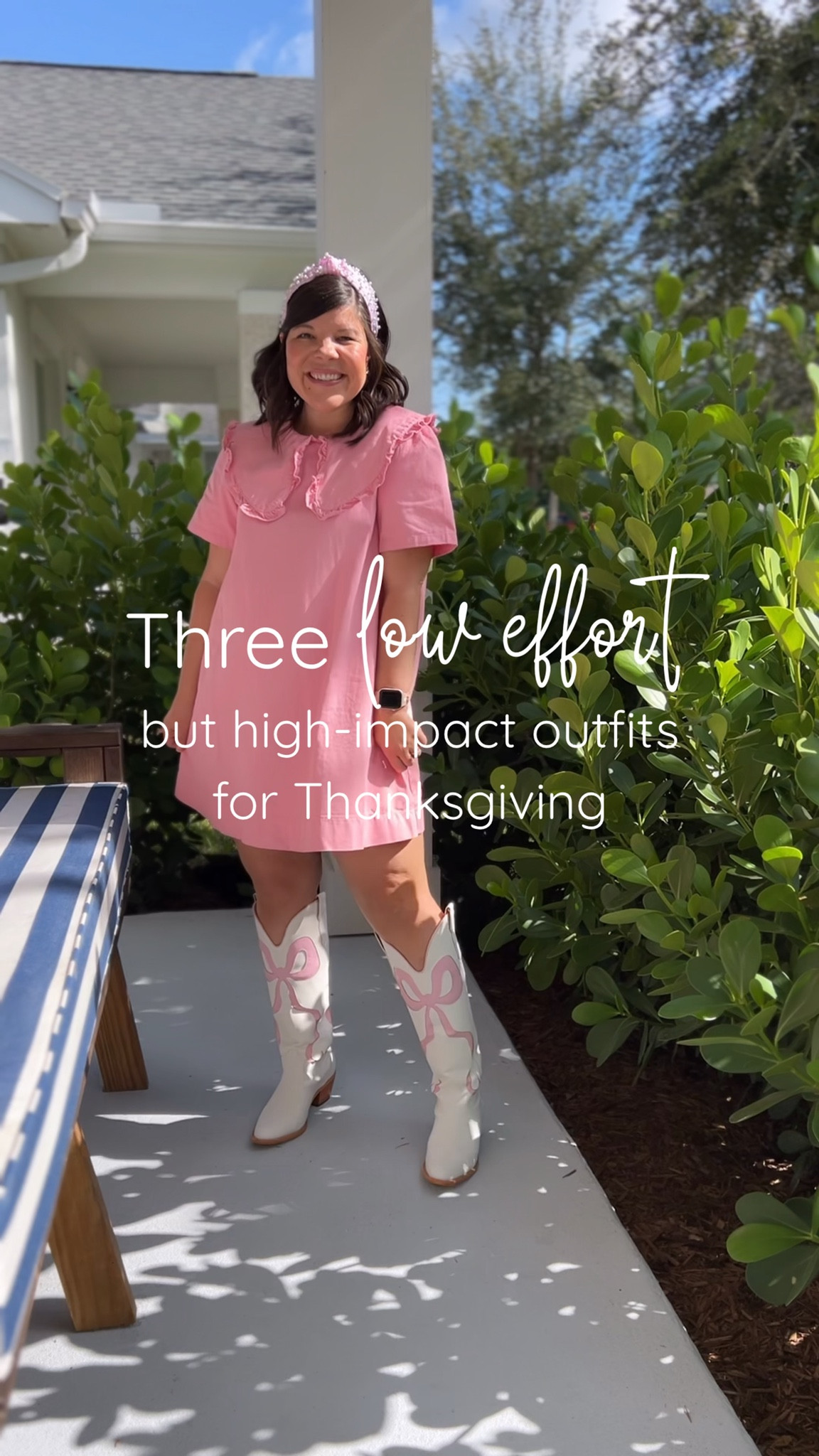 High-impact, low effort Thanksgiving day outfits- and all on prime 🩷 Clothing that will arrive before your in-laws is a win in my book!! 

#LTKSeasonal #LTKHoliday #LTKFindsUnder50