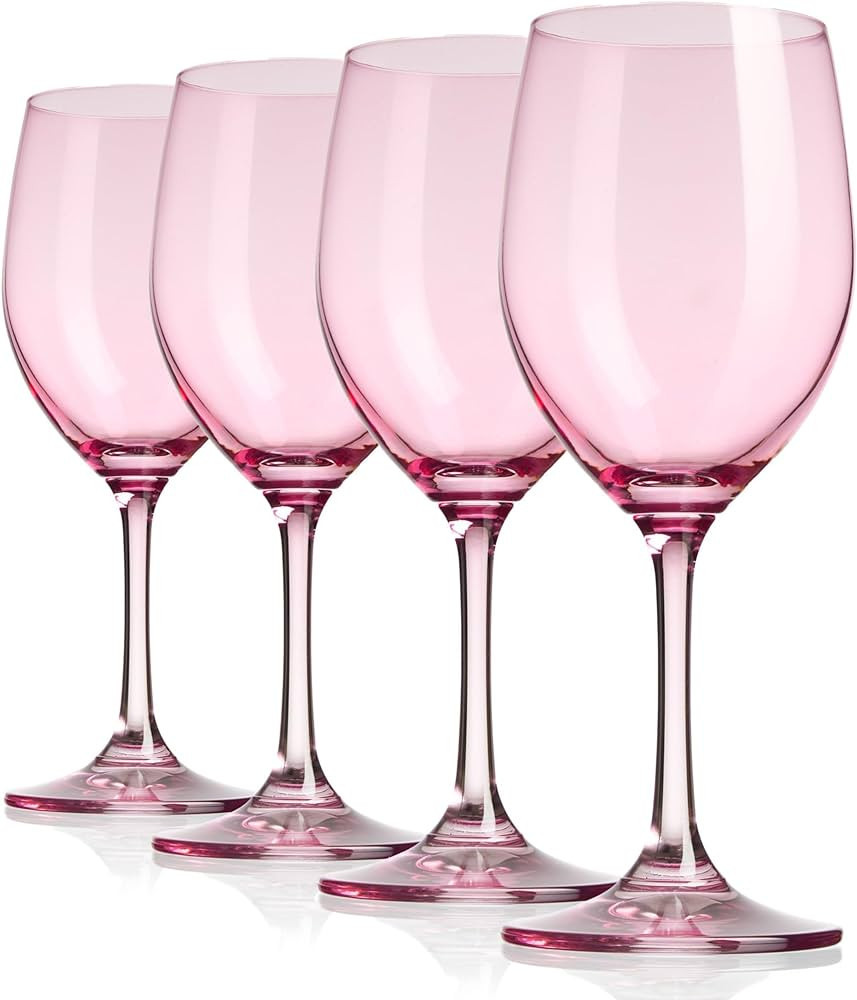 Lefonte Wine Glasses, Stemmed Wine Glasses, Wine Glass Cups, Red Wine Glasses, Crystal Drinking G... | Amazon (US)