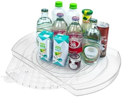 Incostar 360° Rotating Lazy Susan Turntable - Multifunctional Rectangular Organizer 16.5" x 11.1... | Amazon (US)