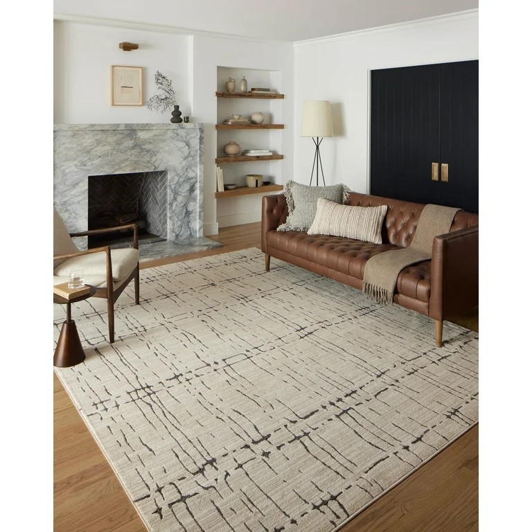 Loloi II Darby Sand / Dk. Grey 6'-7" x 9'-3" Area Rug | Walmart (US)