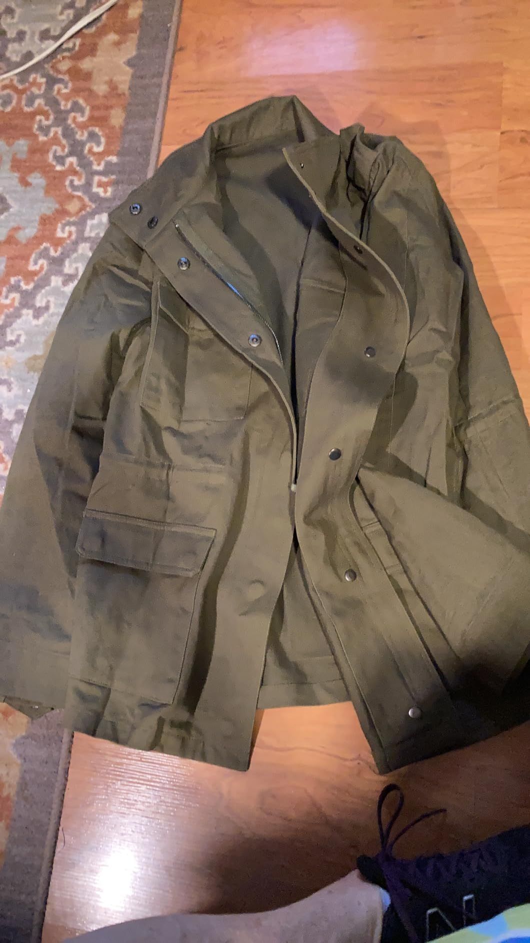 Pepochic Womens Military Jacket Zip Up Snap Buttons Lightweight Utility Anorak Field Safari Coat ... | Amazon (US)