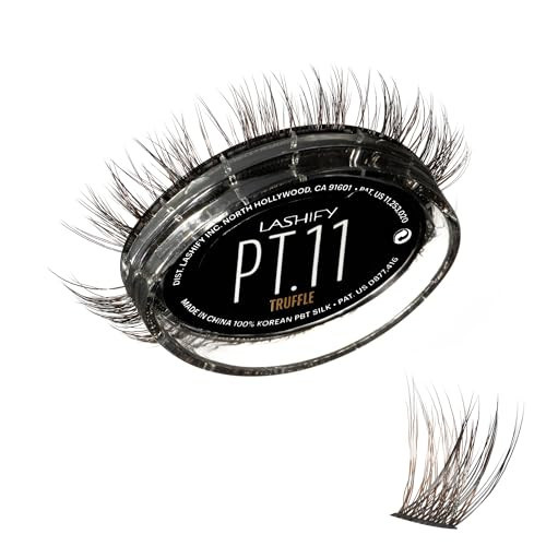Lashify Plushy Tame 11mm Gossamer Lashes in Truffle Color, Easy DIY False Lashes for a Voluminous Yet Still Natural Look | Amazon (US)