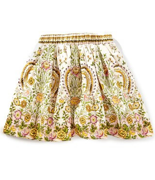 A Loves A Big Girls Floral Elastic Waist Skirt | Dillard's | Dillard's