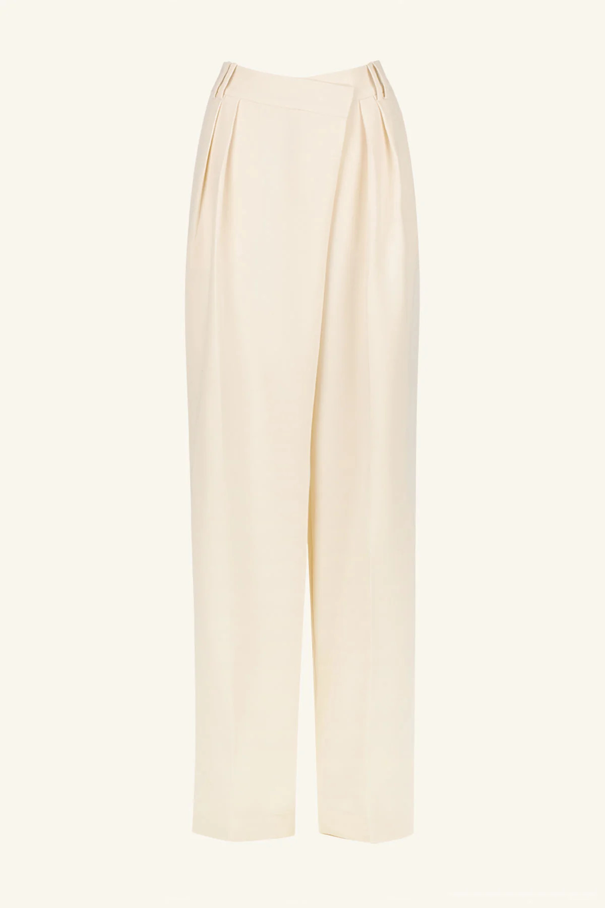 IRENA ASYMMETRICAL PLEAT FRONT PANT | RICE | PANTS | SHONA JOY | Shona Joy