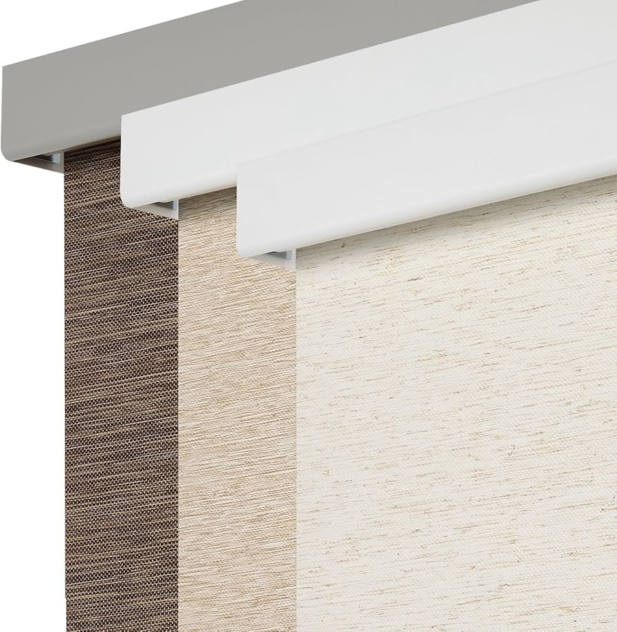 Persilux Free-Stop Cordless 100% Blackout Roller Shades for Windows, Natural Woven Fabric UV Prot... | Amazon (US)