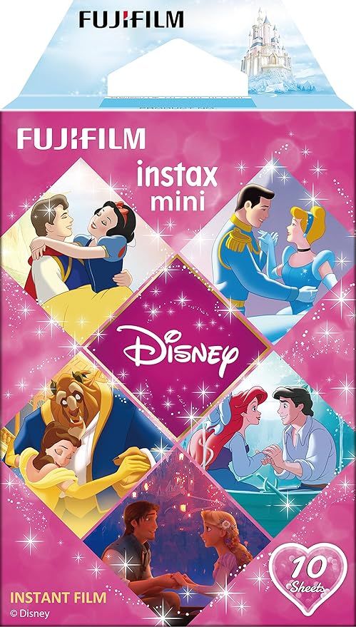Fujifilm Instax Mini Disney Princess Film - 10 Exposures (Short Dated - Expires 2021) | Amazon (US)