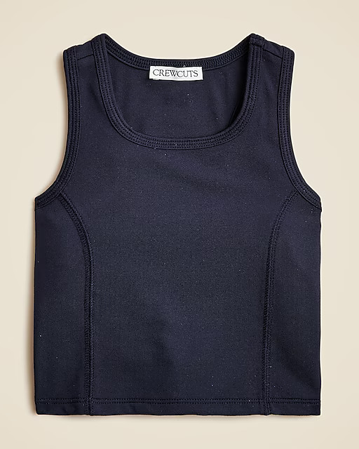 Girls' active seamed tank top | J. Crew US