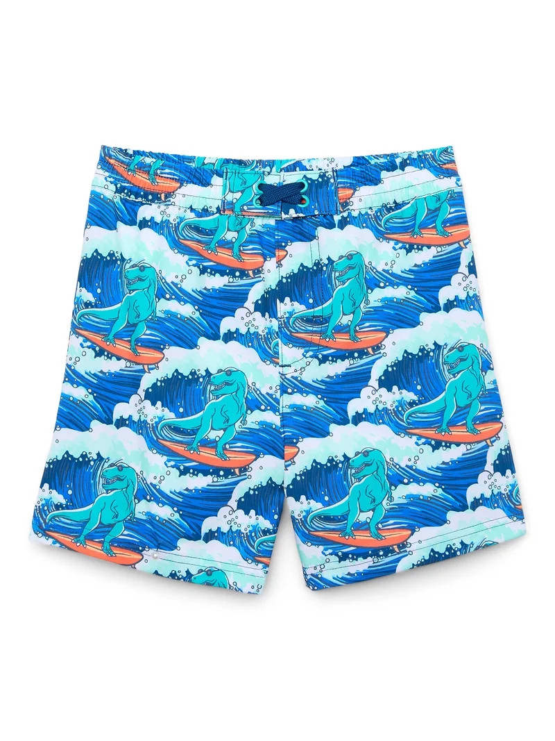 Wonder Nation Baby and Toddler Boys Swim Trunks, Size 12M-5T - Walmart.com | Walmart (US)