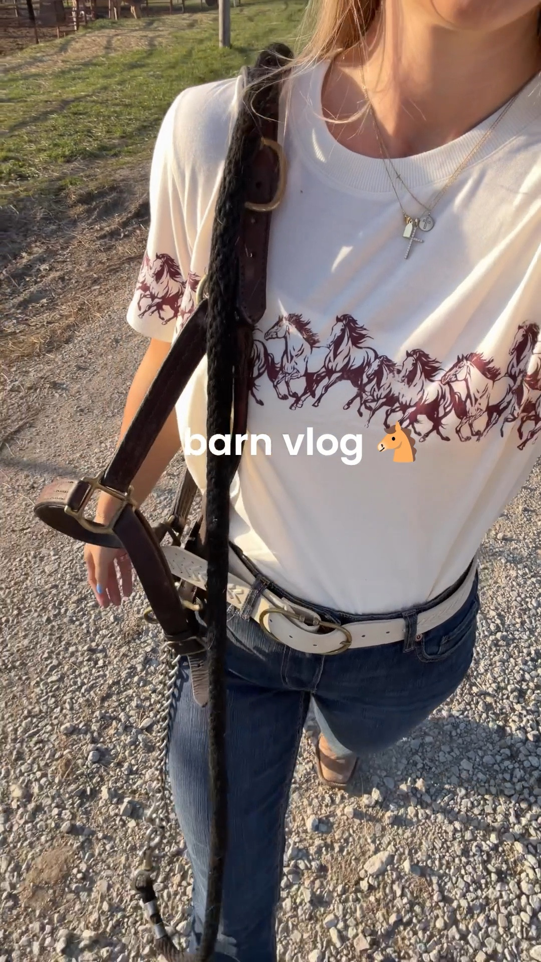 outfit details! code LTK10 for $$ off 
size small in tee, 4/extra long in jeans(i could size down to a 2) size small in belt and XS in cami 

#LTKSeasonal #LTKootd #LTKTall