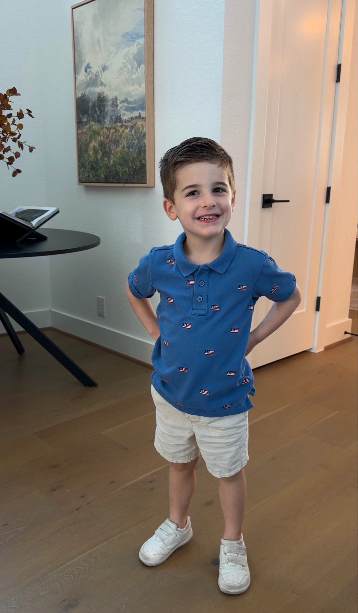 Red white and blue day at school! The cutest little button down in the best shorts!￼

#LTKKids #LTKmomlife #LTKSaleAlert
