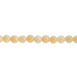 John Bead Earth's Jewels Natural Stone Round Beads, 8mm in Yellow Jade | 8 mm | Michaels® | Michaels Stores