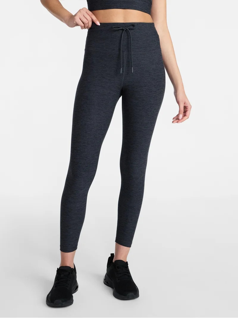 Athletic Works Women's ButterCore Compression Leggings with Drawstring, 7/8 Length, Sizes XS-XXXL | Walmart (US)