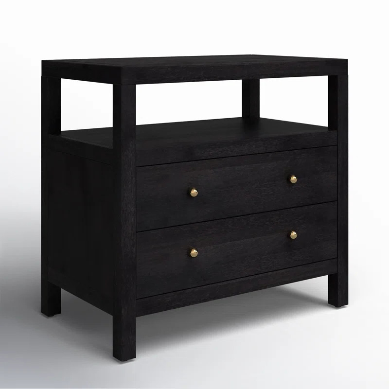 Celine 28" 2-Drawer Nightstand | Wayfair North America
