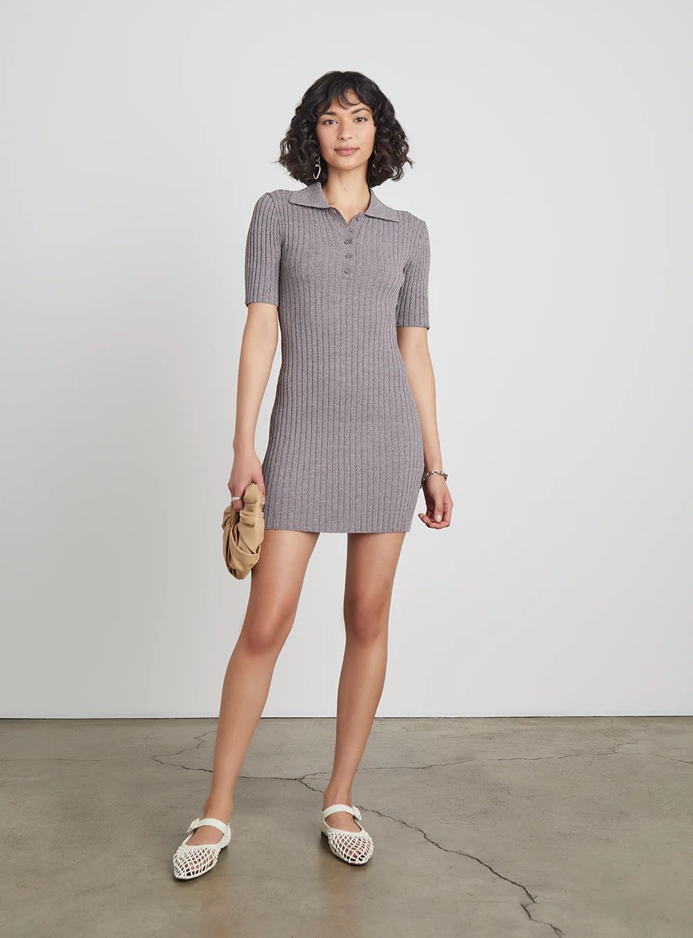 Rosanna Knit Polo Dress | Who What Wear Collection