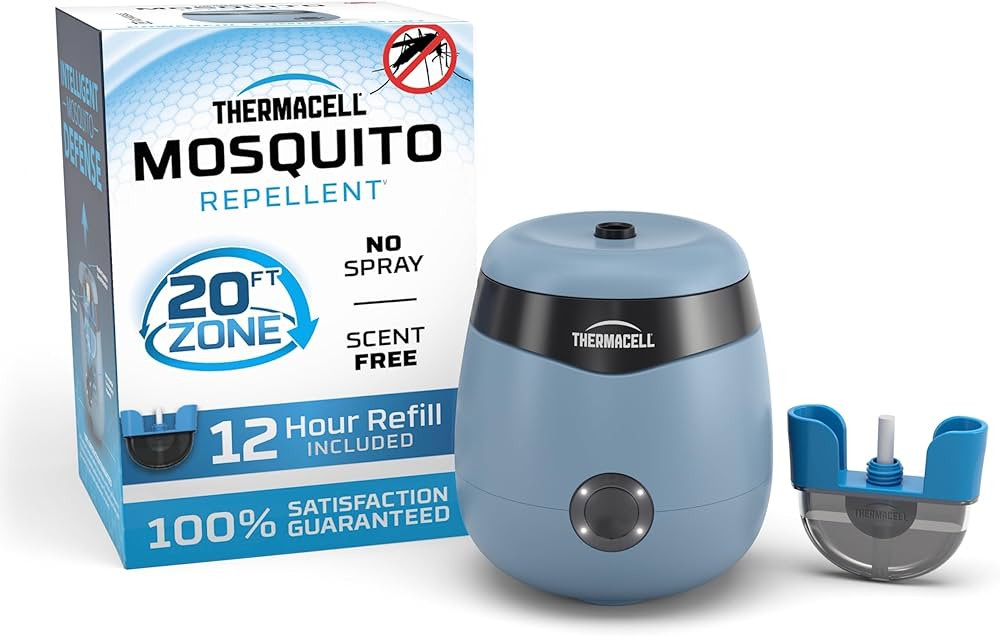 Thermacell E-Series Rechargeable Mosquito Repeller with 20’ Mosquito Protection Zone; Bug Spray... | Amazon (US)