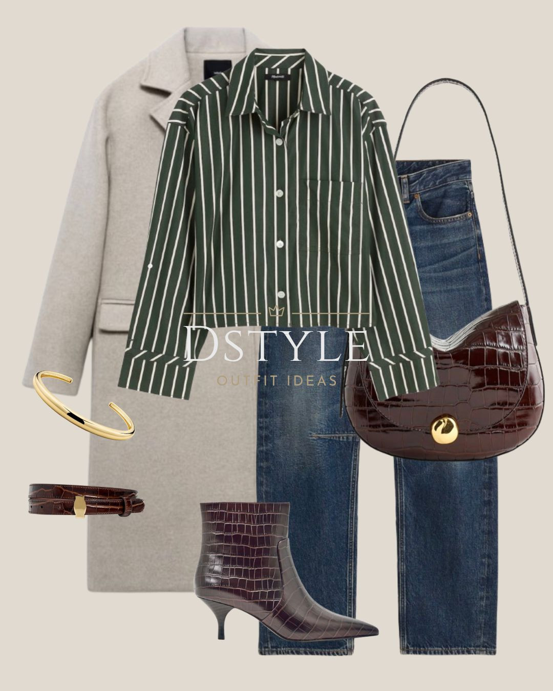 The Details Make the Outfit—and They're Discounted! ✨

Obsessed with the rich color and texture of these burgundy croc boots and matching hobo bag! They instantly elevate simple denim and a green striped button-down. The best part? It's Black Friday, and some of these key layers are up to 50% off! Shop the deal before it ends. 

 #crocembossed #outfitdetails #ootd #denimstyle #winterlayers #businesscasual #fashioninspo #blackfridaydeals #LTKCyberWeek #LTKootd #LTKWorkwear