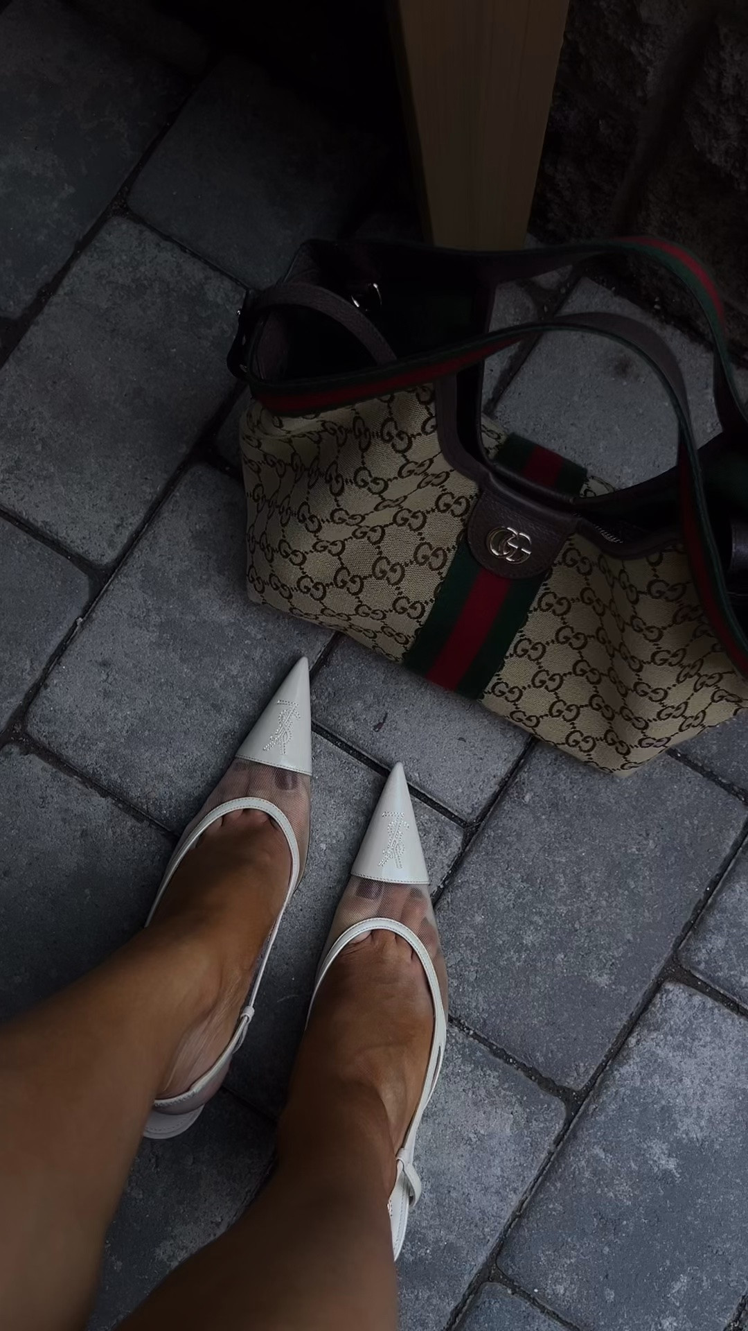 Saint Laurent heels run TTS
Gucci bag size small 
Amazon similar heels linked

#LTKootd #LTKOver40 #LTKmomlife