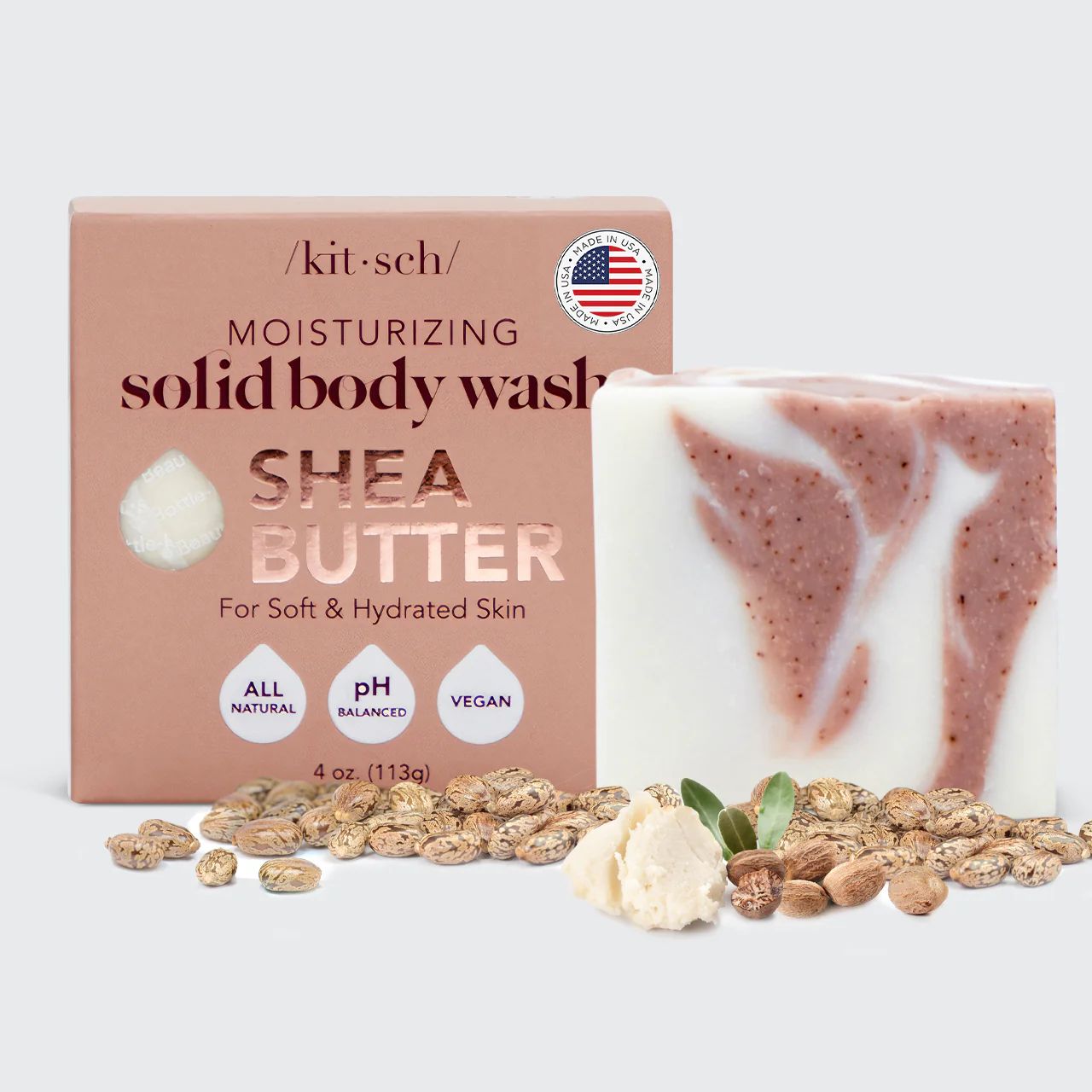 Shea Butter Exfoliating Body Wash | Kitsch
