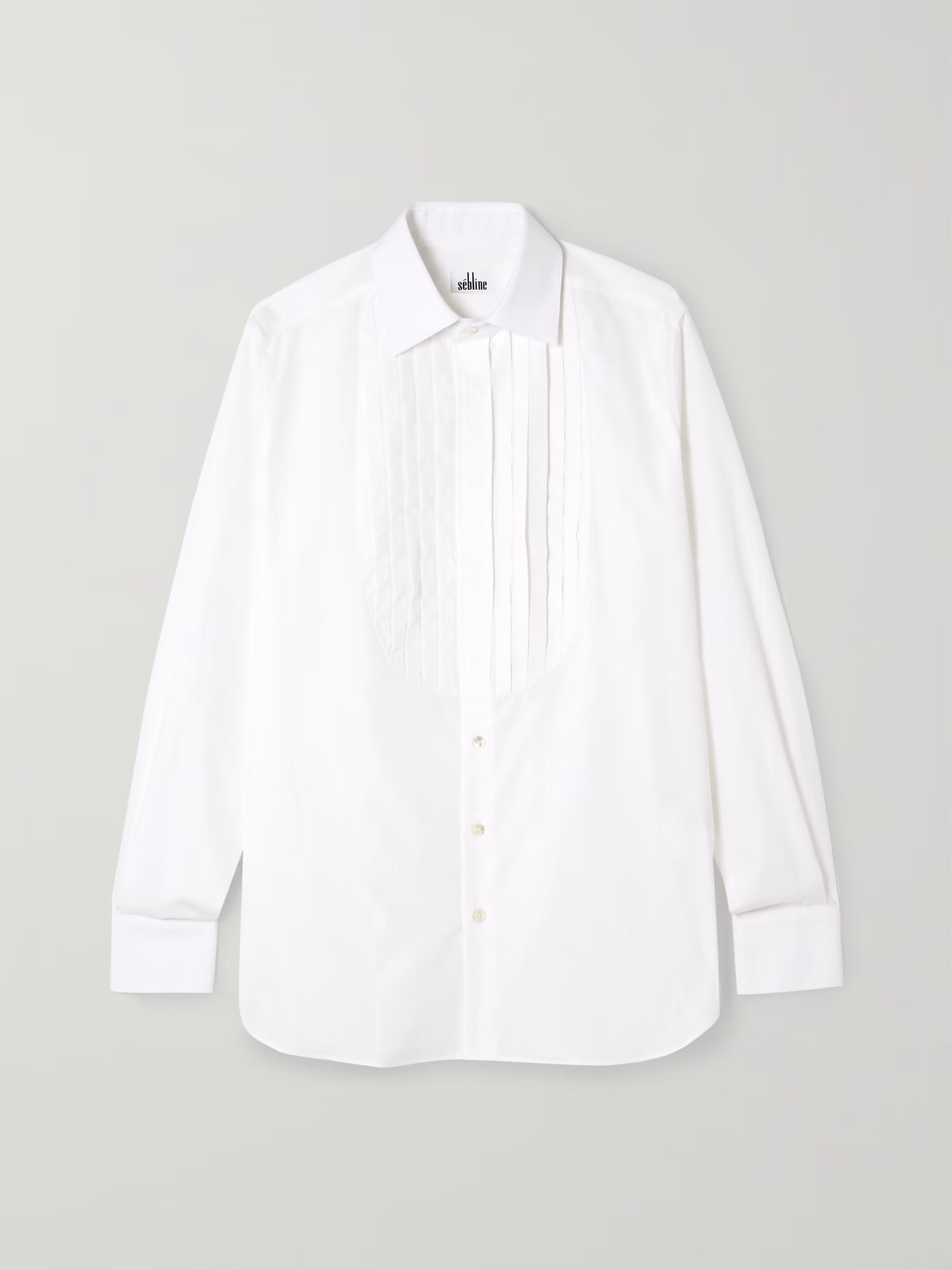 Bunny pintucked cotton-poplin shirt | NET-A-PORTER (UK & EU)