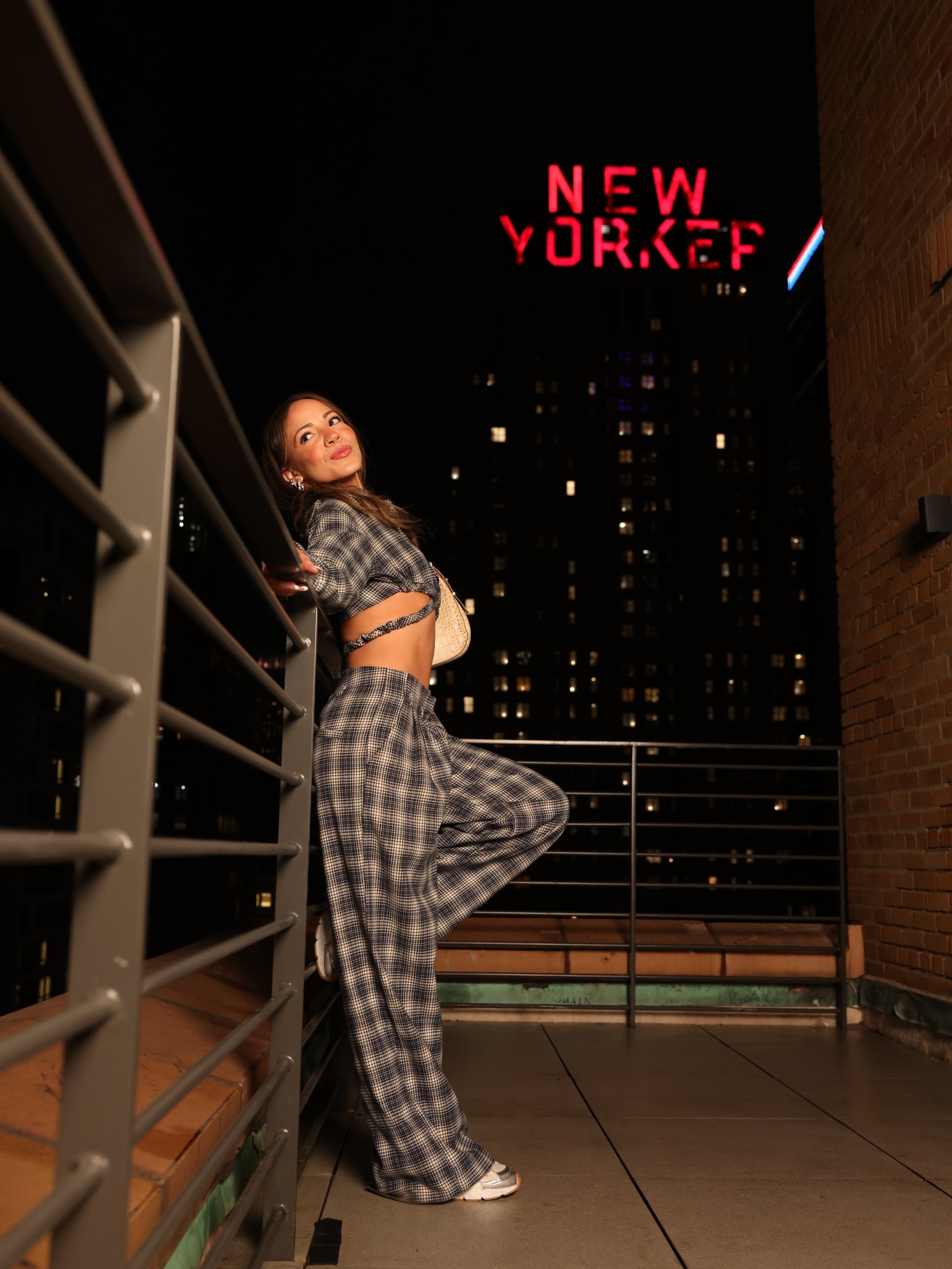 Plaid outfit for the NYFW 2026 from @AKIRA  

#LTKgrwm #LTKNYFW #LTKootd