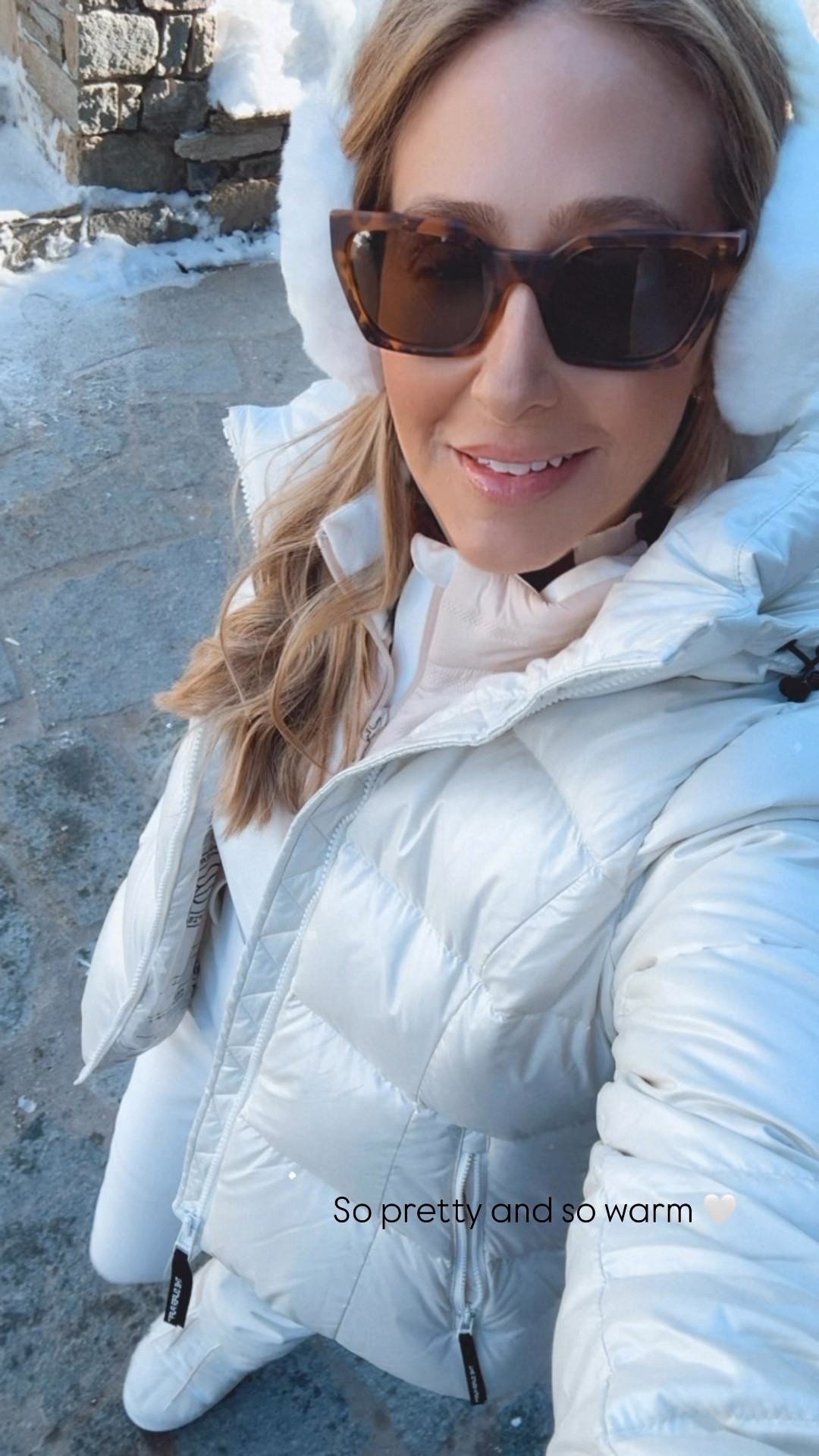 Gorgeous white ski jumpsuit on sale 
Runs tts , wearing a size small 


#LTKTravel #LTKHoliday #LTKSeasonal