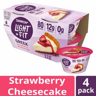 Light + Fit Nonfat Gluten-Free Strawberry Cheesecake Greek Yogurt Cup | Kroger