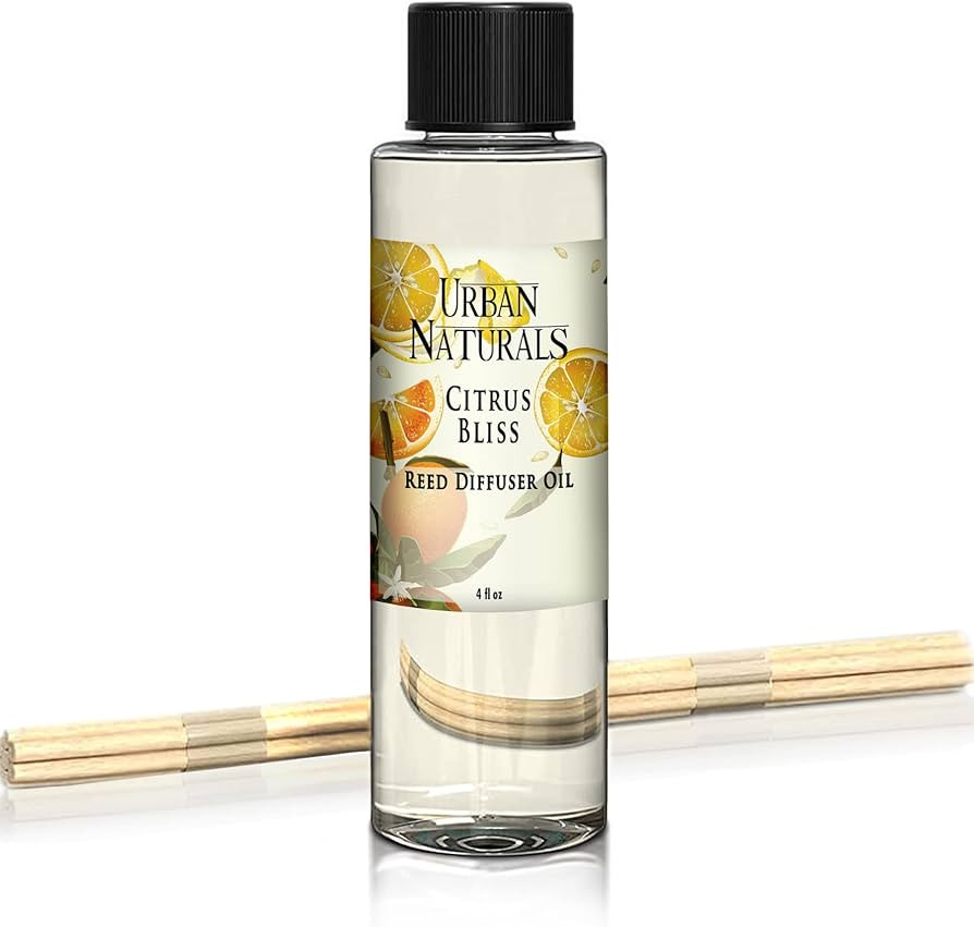 Urban Naturals Citrus Bliss Mandarin & Grapefruit Scented Reed Diffuser Oil Refill + Replacement ... | Amazon (US)