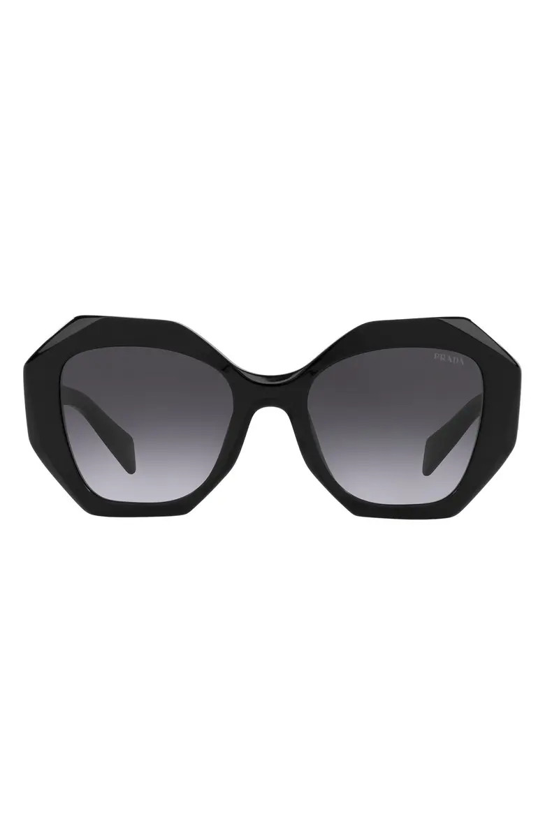 53mm Gradient Irregular Sunglasses | Nordstrom