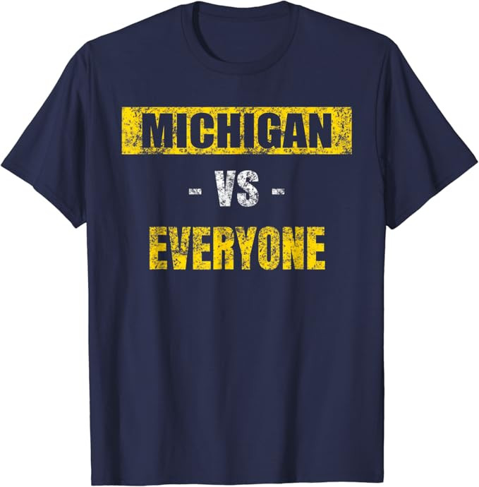 Michigan vs. Everyone Vintage, Michigan Revenge Tour T-Shirt | Amazon (US)