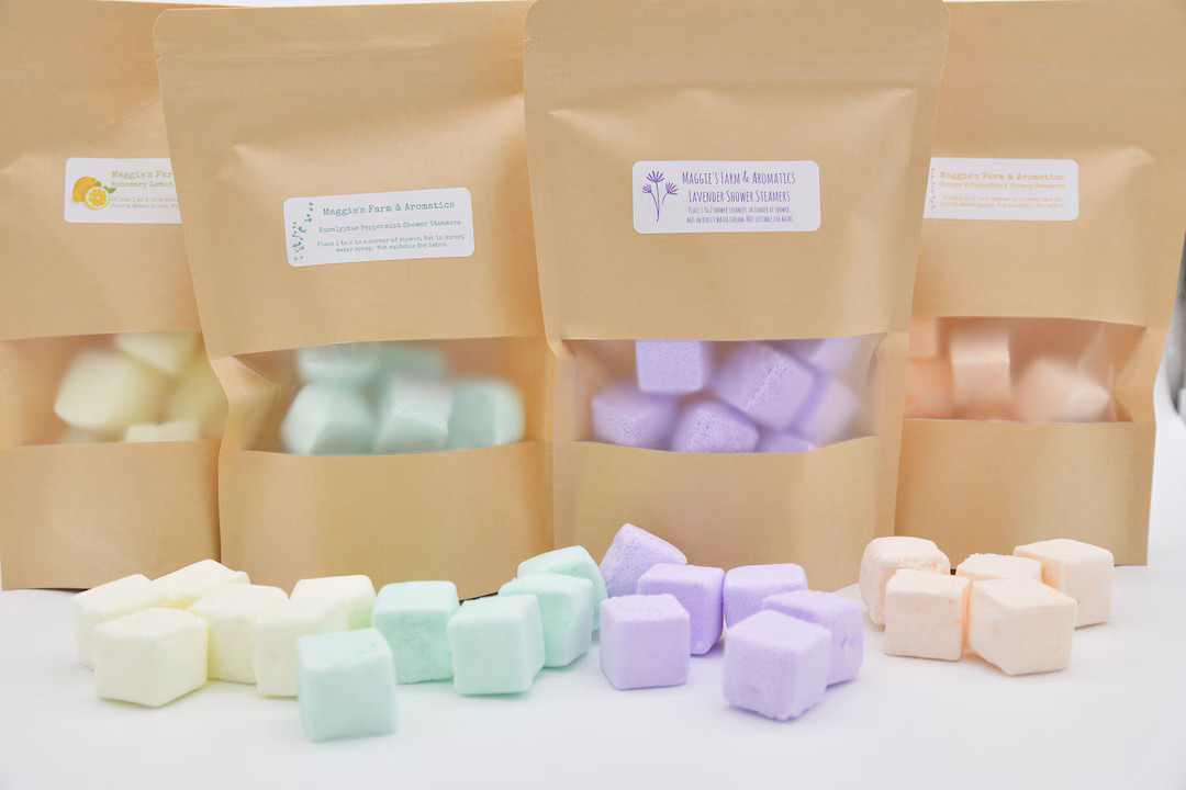 Homemade Shower Steamers/ Shower Bomb/ Menthol Shower Steamer/ Eucalyptus Peppermint/ Lavender/ O... | Etsy (US)