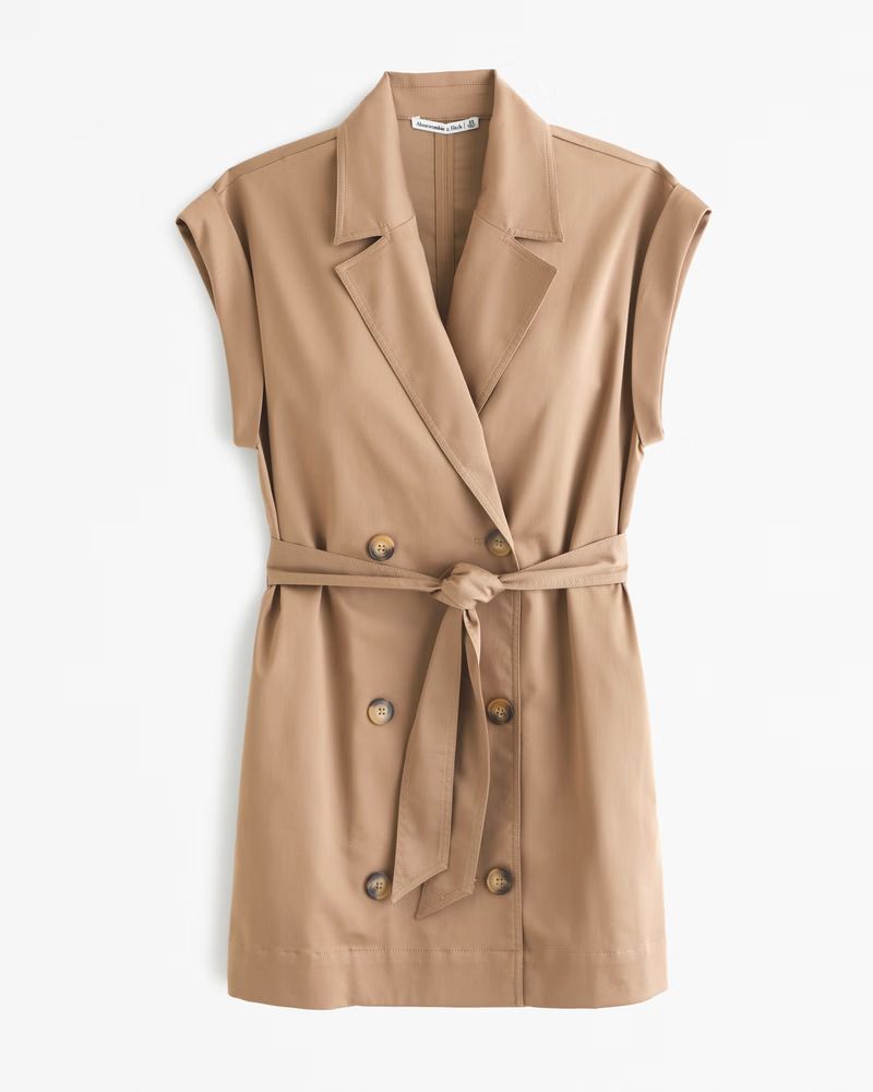 Mini Trench Dress | Abercrombie & Fitch (US)