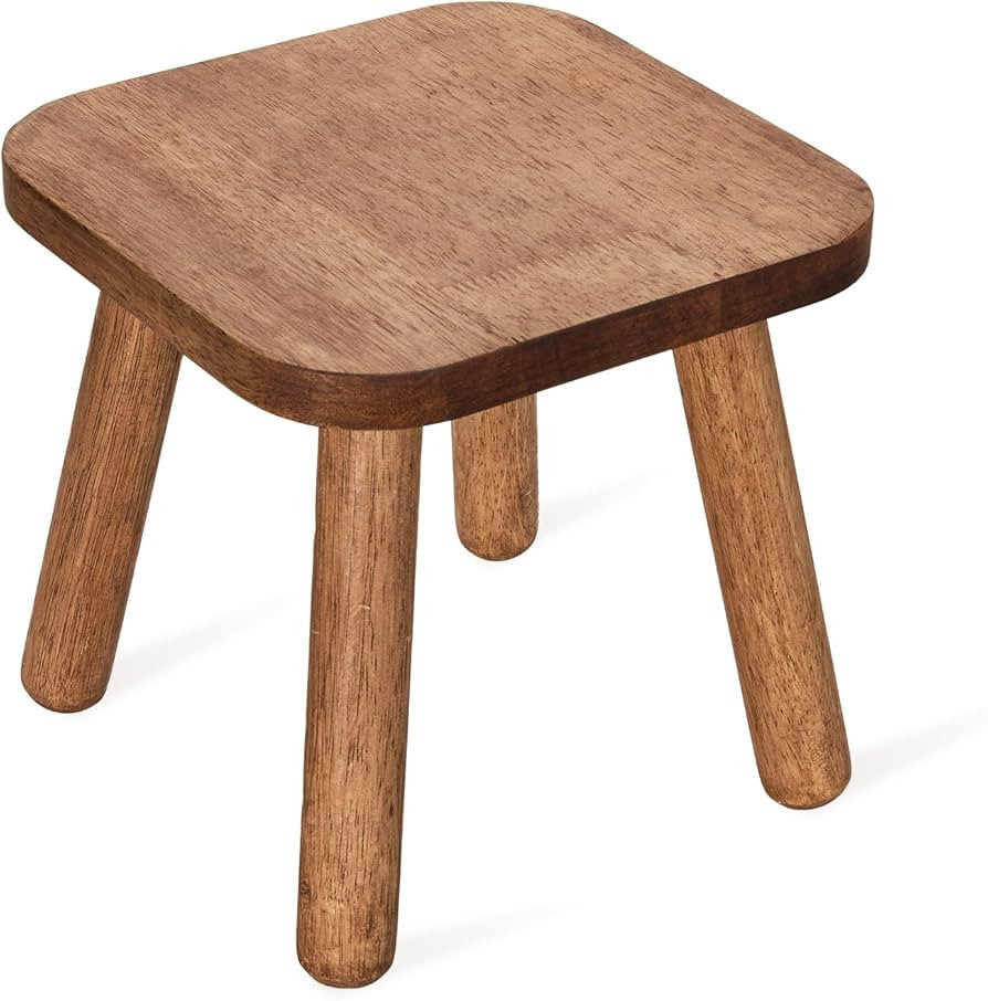 Solid Wood Stool Wooden Step Stool for Adults Small Wooden Stool Square Stool Sitting Stool Legs ... | Amazon (US)