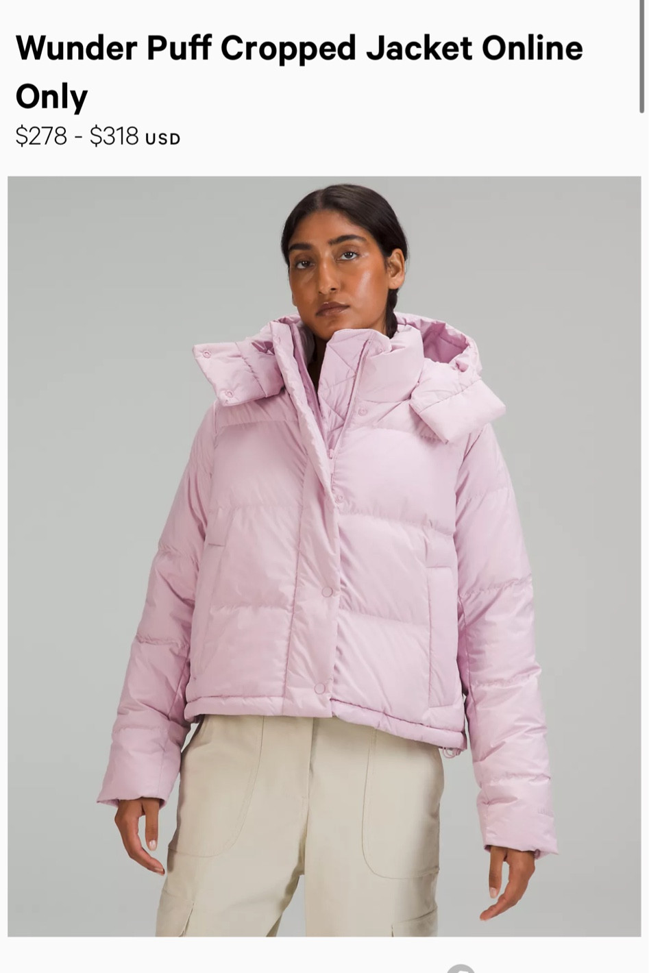 LULULEMON // Cropped Puffer Jacket 

#LTKstyletip #LTKSeasonal #LTKfit